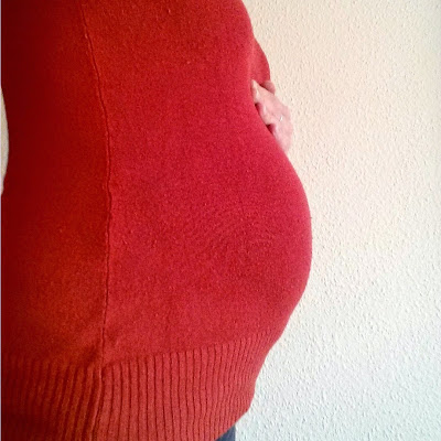 Bauchbild Schwangerschaft 35. SSW