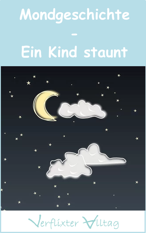 Mondgeschichte - ein Kind staunt