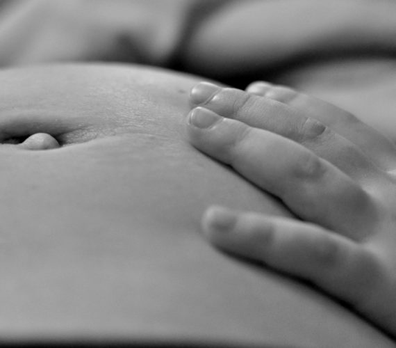 Bauchbild Schwangerschaft 7. Monat