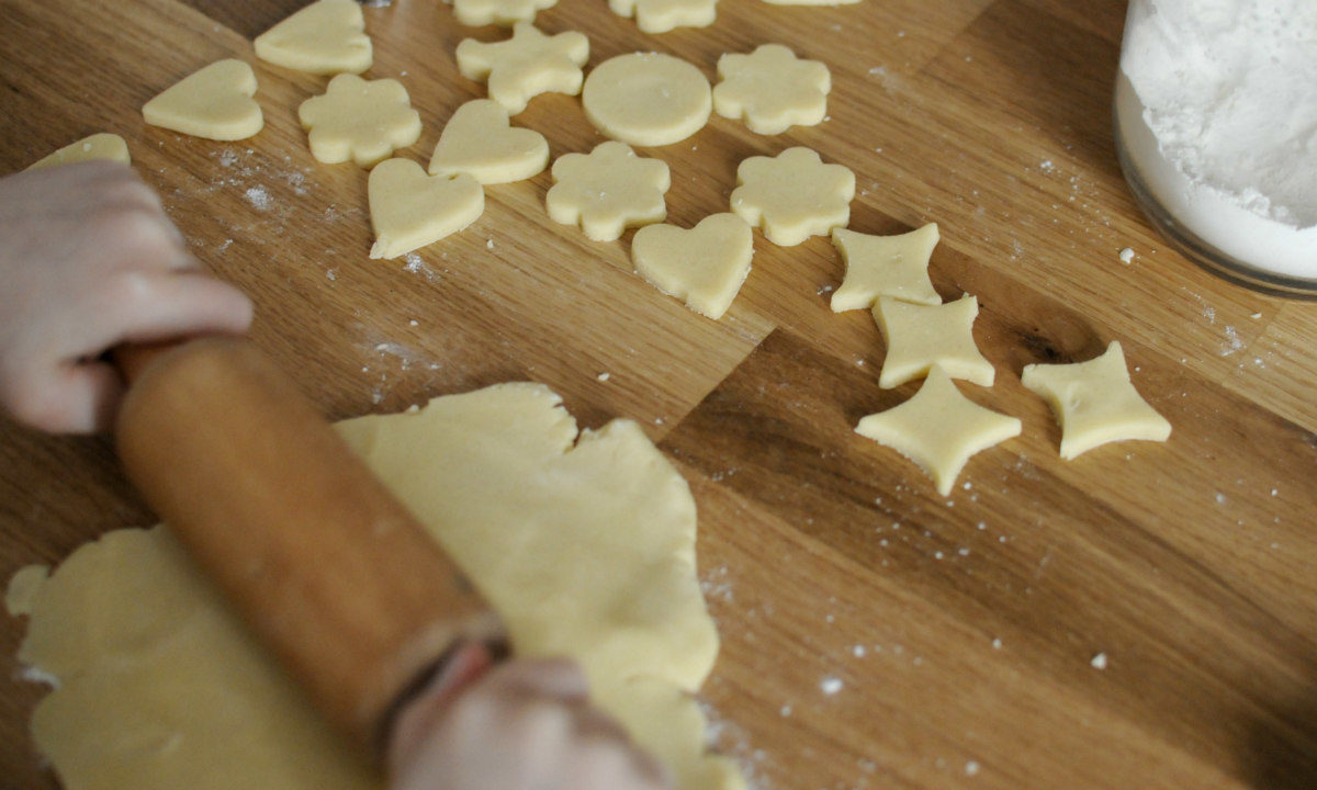 Rezept für einfache Plätzchen ohne Ei