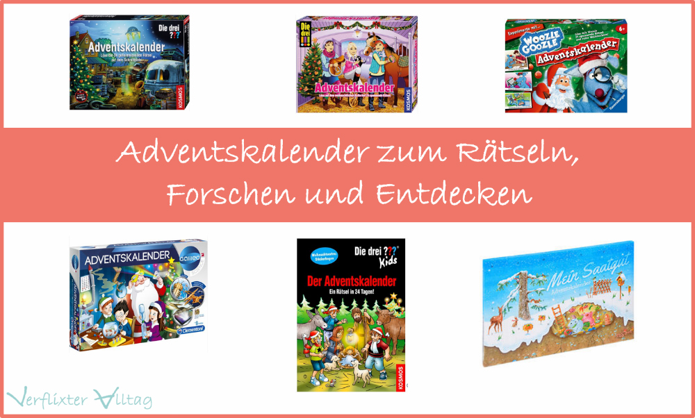 Adventskalender zum Raetseln - die drei ??? und co.