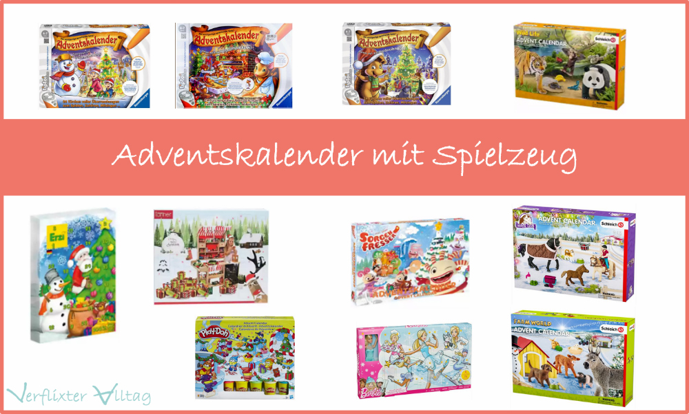 Adventskalender mit Spielzeug