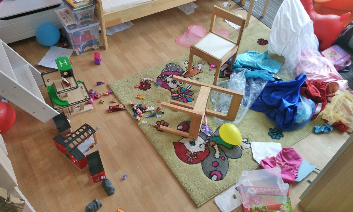 Kinderzimmer-Chaos